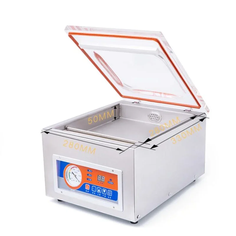 

220V 110V Automatic Vacuum Sealing Food Packaging Machine Commercial Vacuum Food Vegetables Packer Sealer Machines