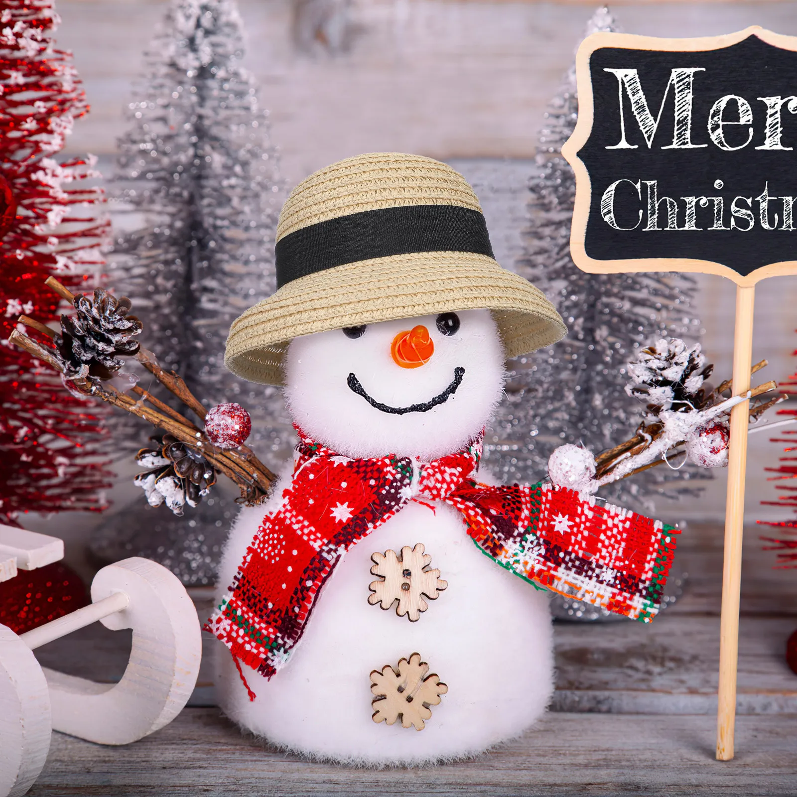 

1 шт. миниатюрная соломенная шляпка ручной вязки, идеально подходит для кукольного домика, сказочного сада, аксессуаров для рукоделия