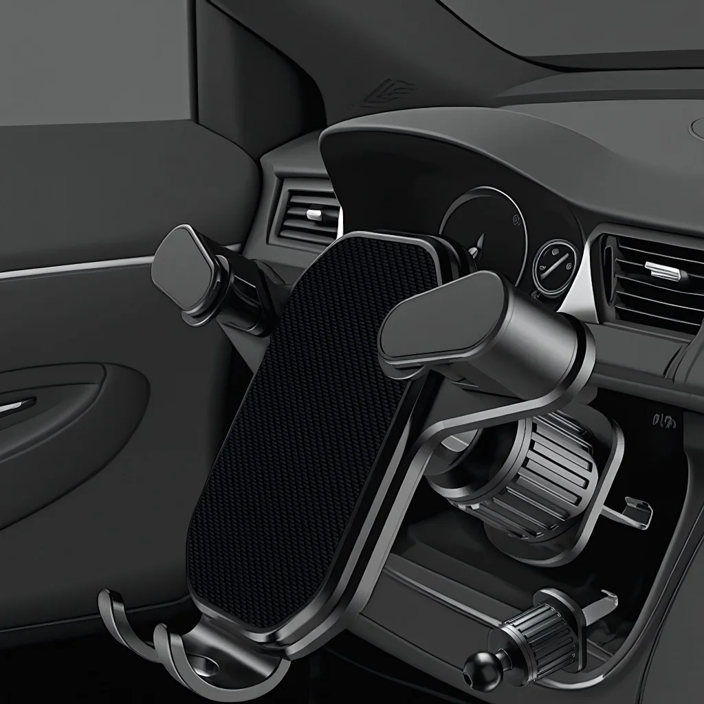 

Последний держатель, которым вам нужно. Универсальное автомобильное крепление подходит для iPhone 14-8, Samsung, Xiaomi — без качания.