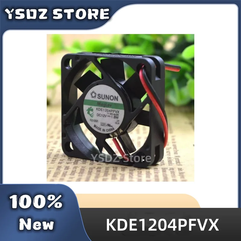 KDE1204PFVX 2/3-wire DC12V 1.8W 40*40*10MM For SUNON New Original Cooling fan Fast Shipping