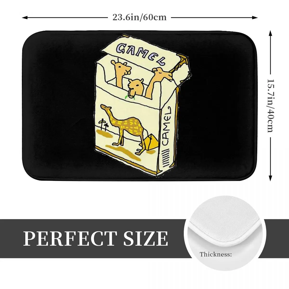Camel Cigarettes Doormat Kitchen Entrance Home Floor Mat Non-slip Carpet Rug for Living room Footpad Mats