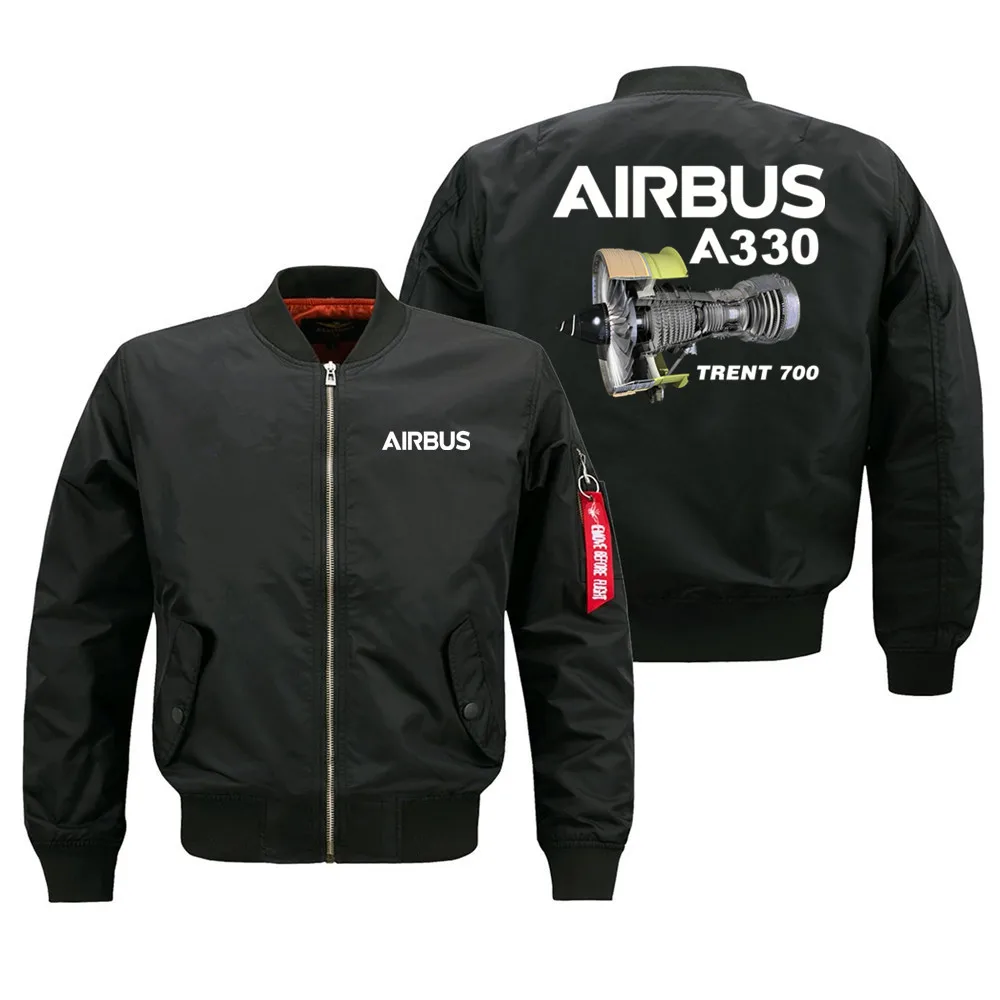 

Airbu A330 Trent 700 Engine Outdoor Flight Aviation Pilots Men Ma1 Bomber Jacket Casual OuterWear Coats