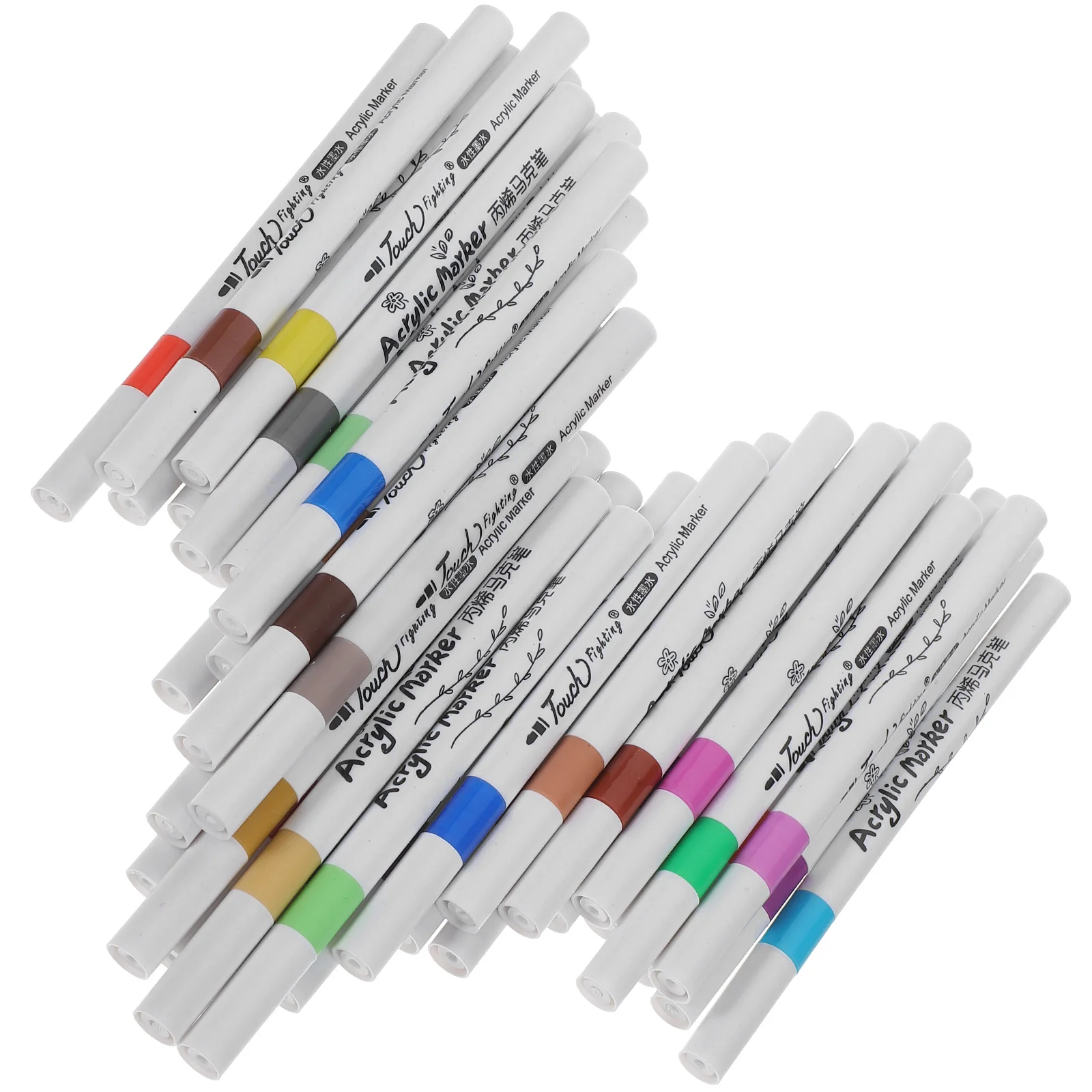 

36 Pcs Acrylic Markers Scrapbooking Paint Pens Ceramics to Fine Tip Whiteboard Kids