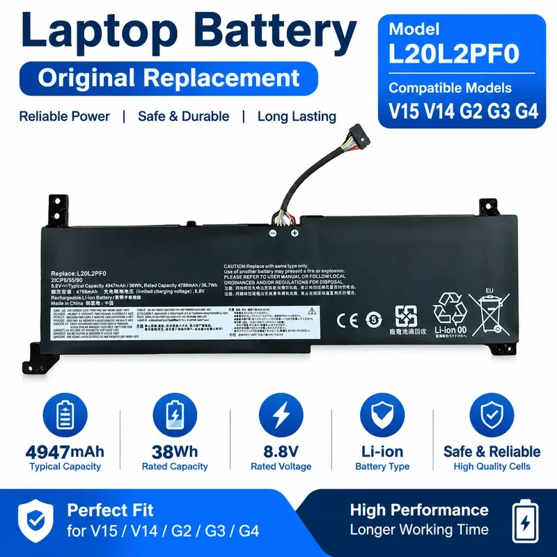 L20M2PF0 short notebook battery For Lenovo  Yangtian V14 V15 Gen 2