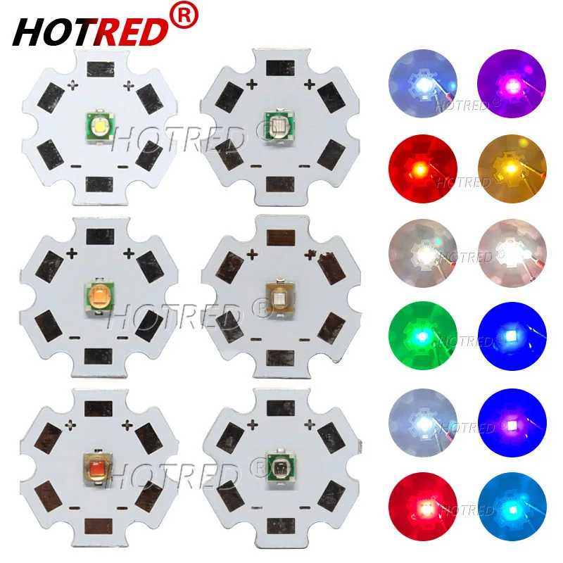 10szt High Power LED Chip 3W 3535 365nm 375nm 385nm 395nm 410nm 420nm 430nm 450nm 460nm 490nm 660nm IR 730nm 808nm 850nm Diode