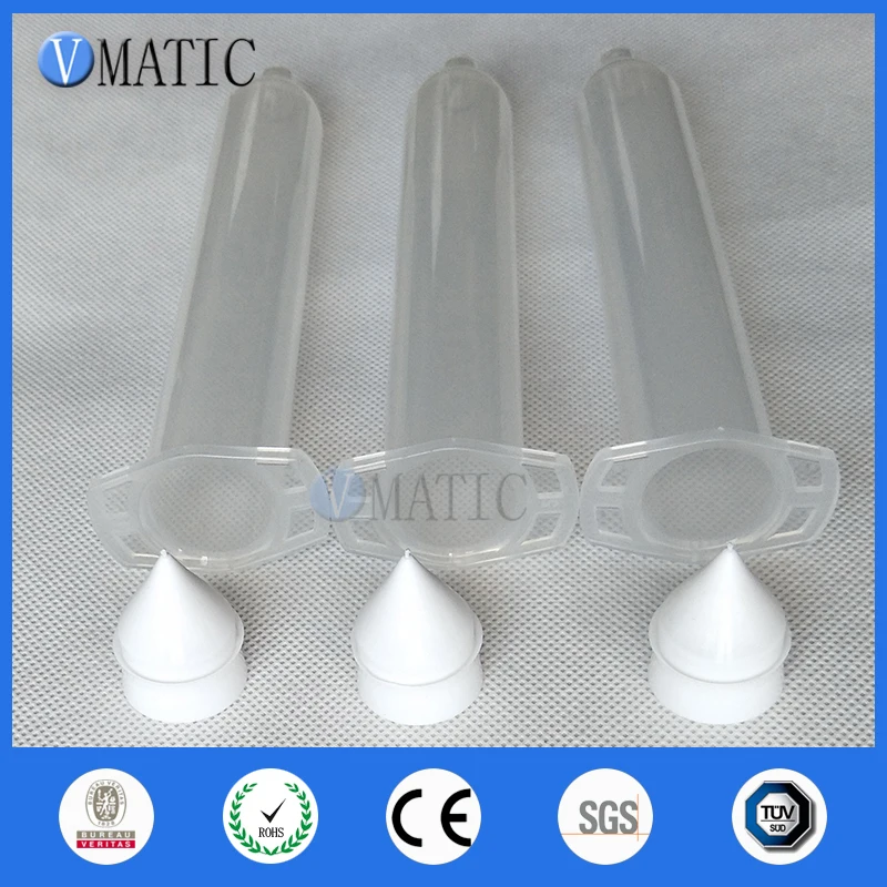 Free Shipping 50Cc/Ml Japanese Transparent Glue Dispensing Syringe Barrel With Quality Piston