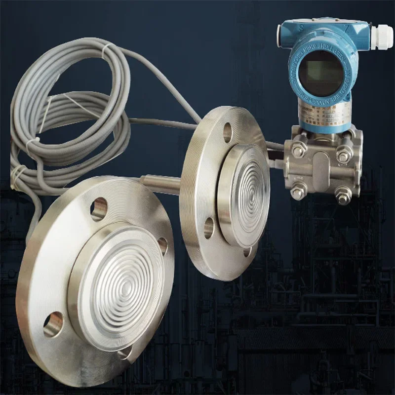 Double flange liquid level gauge Differential pressure diaphragm liquid level transmission Anti-corrosion and explosion-proof