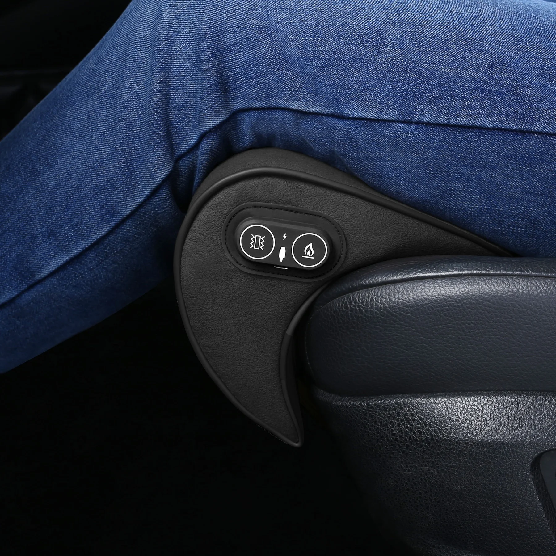 ل Volkswagen VW Arteon ID.4 ID4 ساخنة مقعد تمديد الساق وسادة تدليك الساق cusione الاسترخاء وسادة الساق مقعد السيارة الملحقات #1