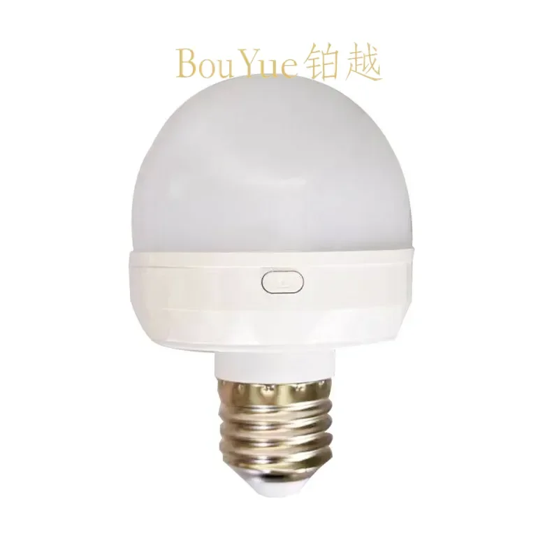 E27 LED Bulb USB Rechargeable RGB Color Changing Magnetic Night Light Remote Control Energy Saving Lamp for Home Bedroom