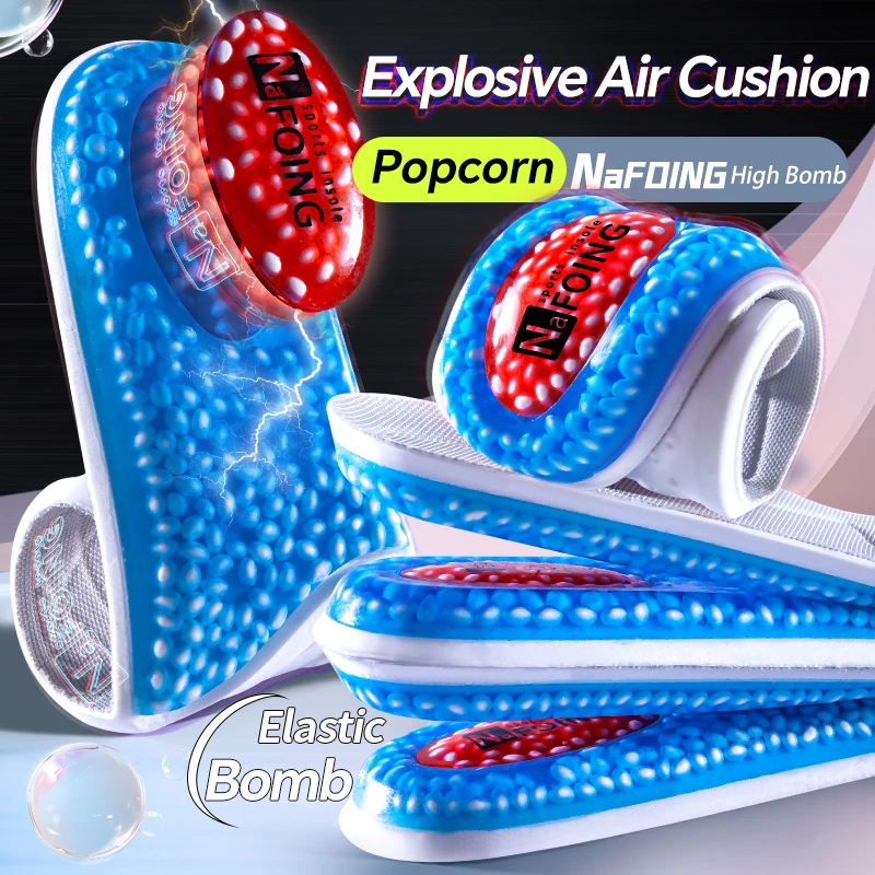 1Pair 4D Cloud Technology Sport Insoles for Shoes Soft High Elasticity PU Air Cushion for Men Women Feet Care Orthopedic Insole