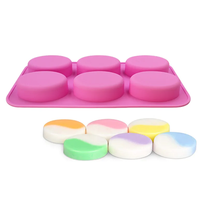 

6-24 Hole Oval Shape Silicone Cake Mold DIY Large Oval Cold Soap French Mousse Dessert Mold Jelly Pudding Chocolate Baking Tools
