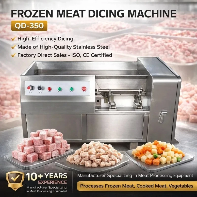 Professional Frozen Meat Dicer Machine Industrial Meat Cutting Equipment for Frozen Meat Vegetable Cubing with CE Certification