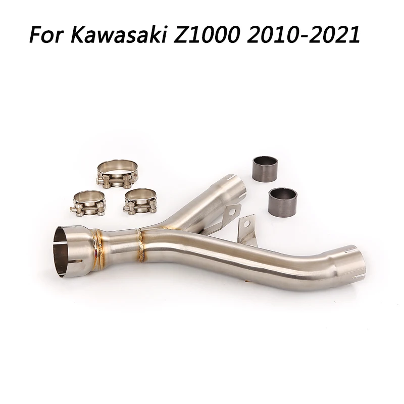 

Escape Motorcycle Mid Connect Tube Middle Link Pipe Stainless Steel Exhaust System For Kawasaki Z1000 2010-2021