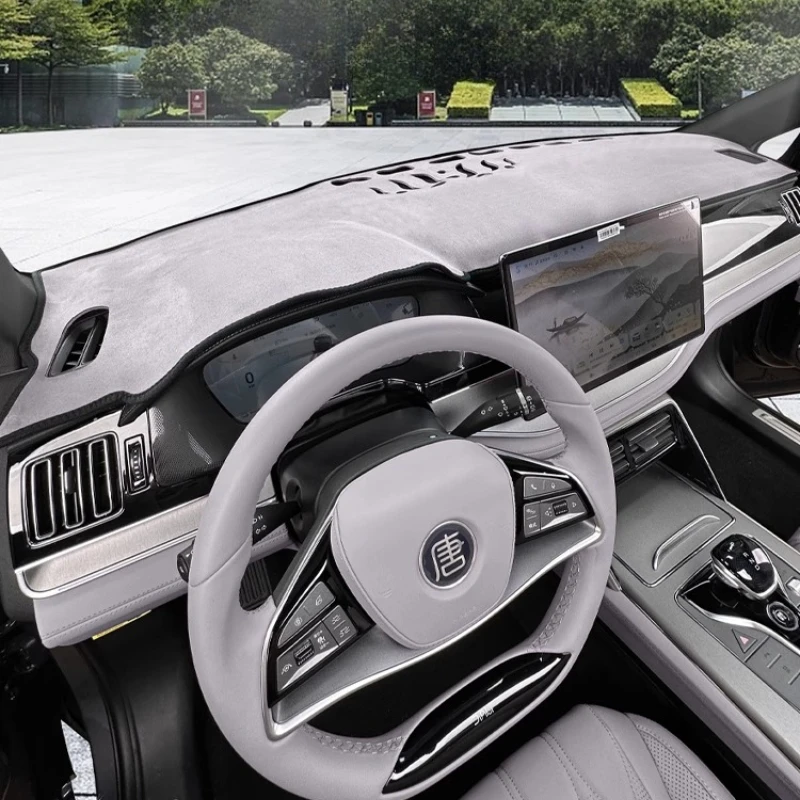 

Чехлы на приборную панель для BYD Tang DM/EV, автомобильный приборная панель, замшевый коврик, затеняющая доска, внутреннее украшение, инструмент, солнцезащитный козырек, защитная накладка
