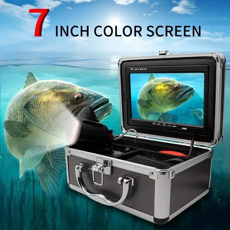 7-inch HD Visual Fish Finder, Underwater Camera Fishing Device, Night Vision Fish Finder Visual Anchor Fish Finder