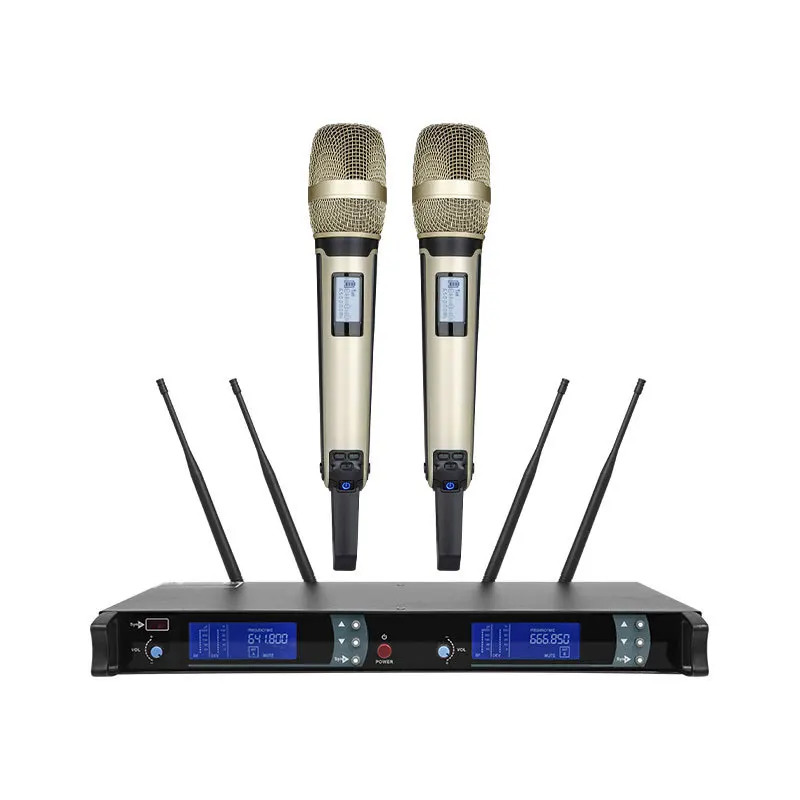 

GPUB SKM9000 Профессиональный беспроводной микрофон с одним перетаскиванием для пения на открытом воздухе, сцены, KTV, встреч, ручной микрофон
