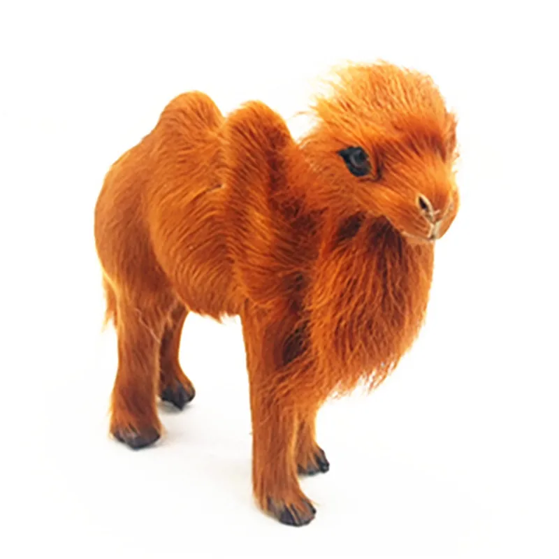 Mini Simulation Camel Model 10cm Polyethylene Furs camel home decoration Gift XF2227
