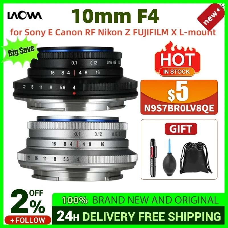 Venus Optics Laowa 10mm F4 APS-C Cookie Lens Ultra Wide Angle for