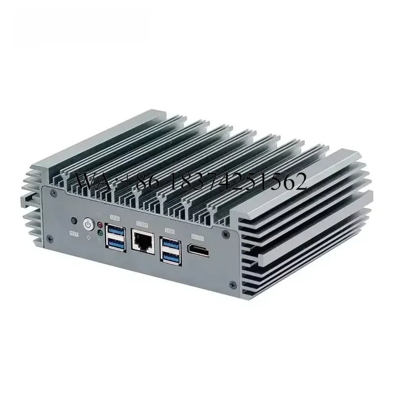 Wmwmnu for 11th Gen Tiger Lake U Core i3 i5 i7 Fanless Industrial Desktop PC 6 LAN Thin Client Firewall Router Pfsense Mini