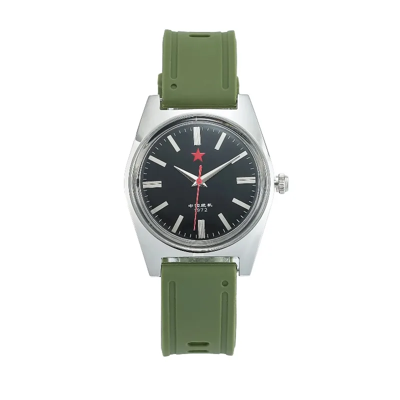 Red star Men’s Mechanical Watch Shanghai 8120 Manual Mechanical Movement 36Mm Retro Chinese Watch Suitable for Men’s Gifts