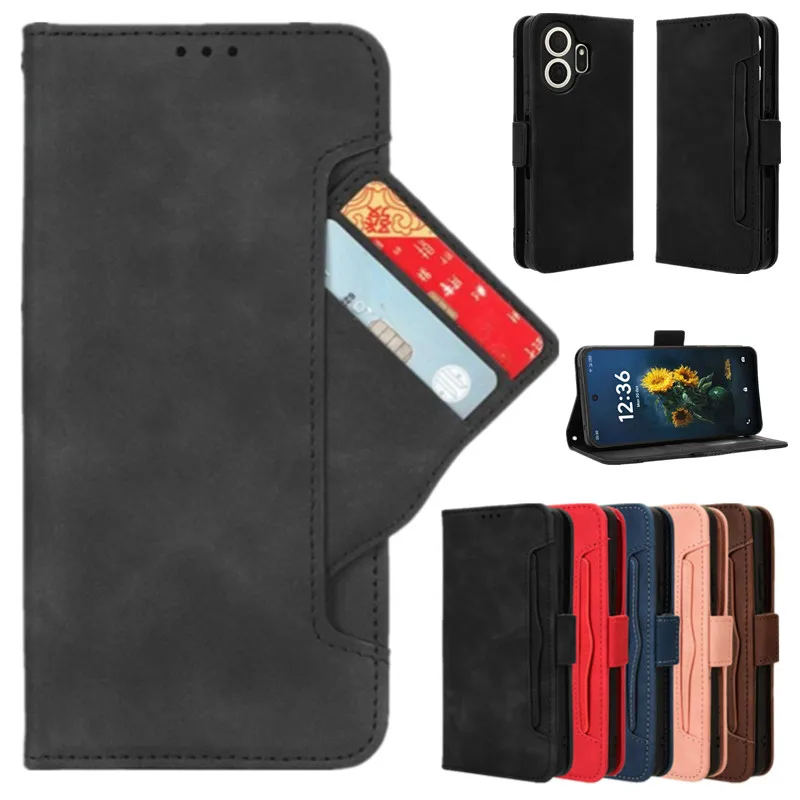 Funda de cuero de lujo con tapa tipo cartera para TCL 70 NxtPaper Pro 5G K70 Power K70 SE 4G, funda protectora con ranuras para tarjetas y soporte, Fundas