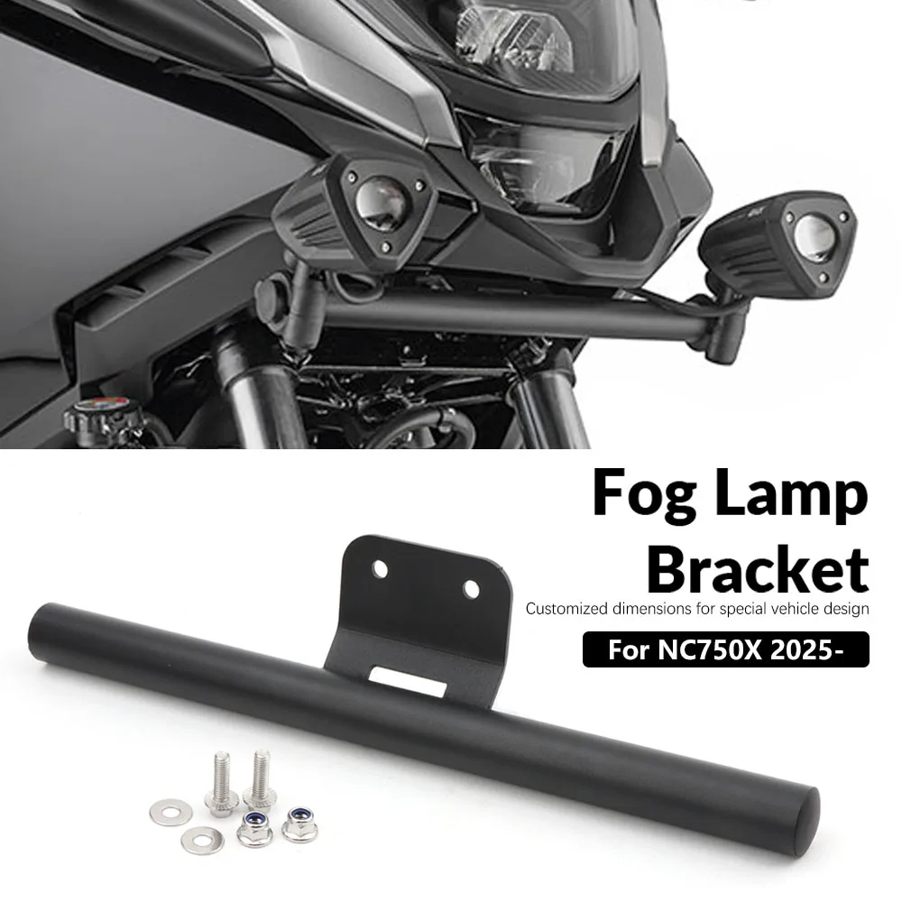 Für HONDA NC750X NC 750X 2025 2026 Motorrad Nebelscheinwerfer-Halterung Zusätzliche Montagehalterung Fahrlicht-Scheinwerferhalter