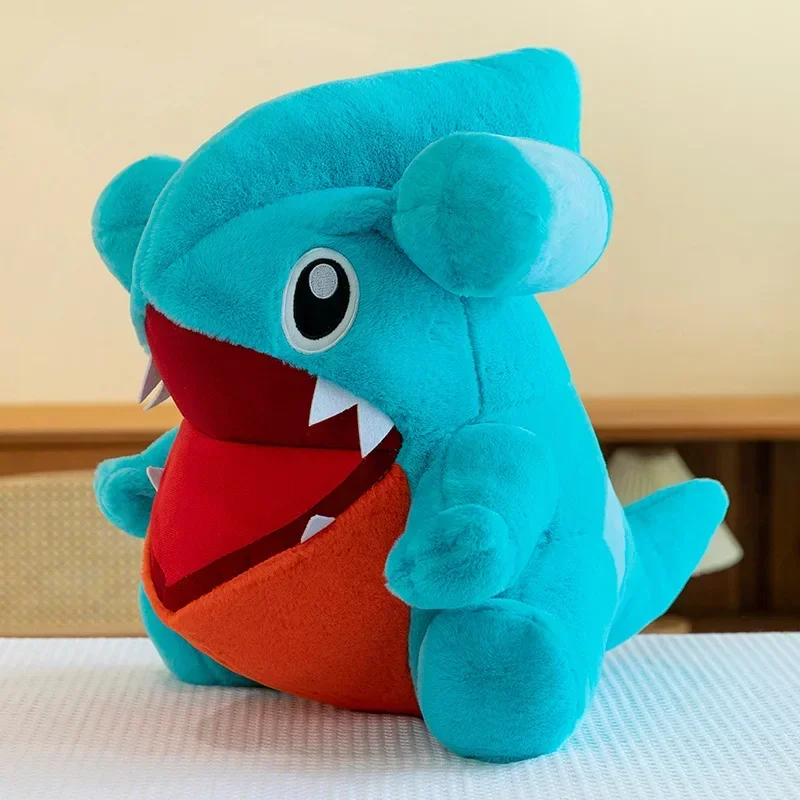 30/55 cm Gible Pokemon Plüschtiere, großes Anime-Puppenkissen, Cartoon-Griknot, Gabite, Pokémon-Plüschtier, gefülltes Geschenk für Kinder, Weihnachten