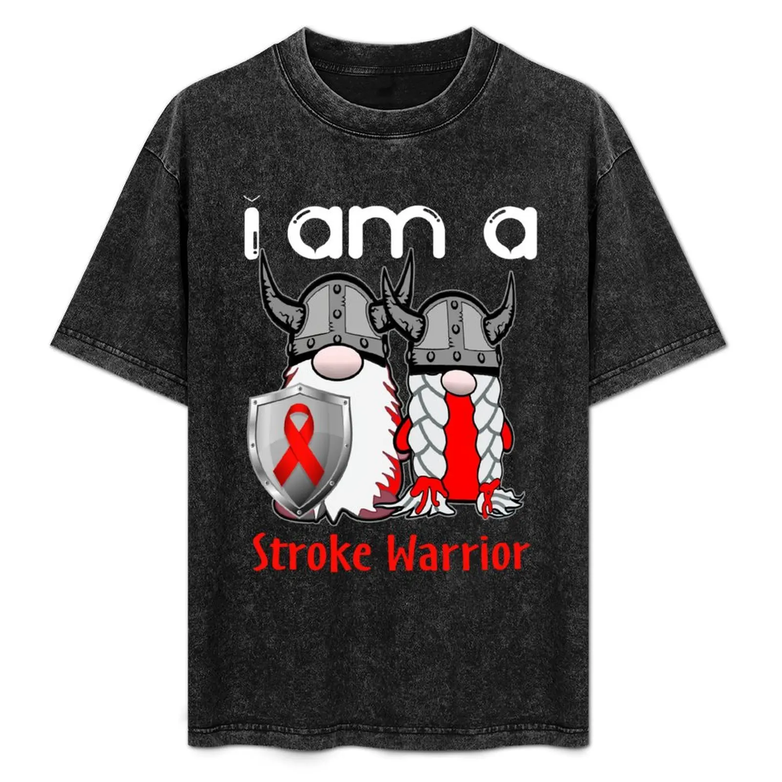 

I Am A Stroke Warrior Support Stroke Fighter Gift T-Shirt Trendy Casual Short Sleeve Shirt