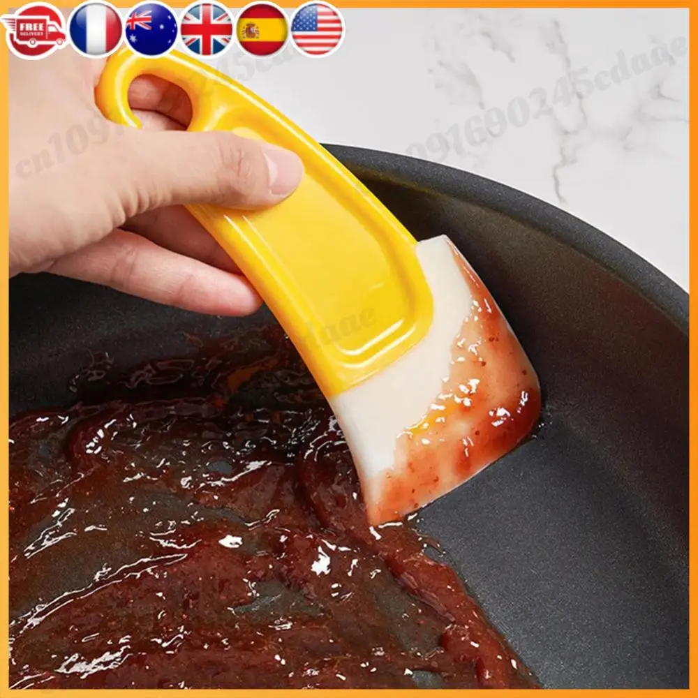 Silicone Bowl Scraper Easy To Clean Cleaning Scraper Dish Cleaning Scraping Spatula Kitchen Accessories for Baking and Cleaning
