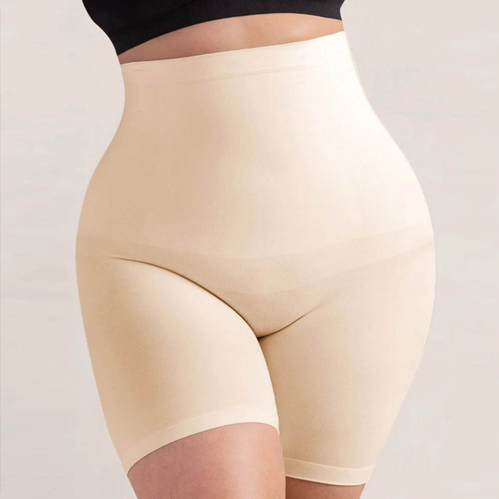 Pantys Moldeadores de Cintura Alta para Mujer, Shorts Reductores Sin Costuras, Faja Moldeadora para Control Abdominal Postparto