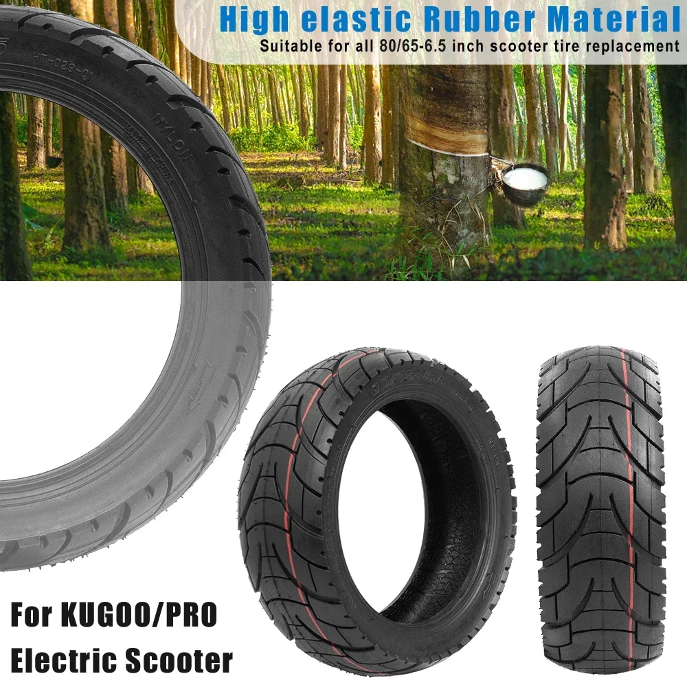 80/65-6,5 Offroad-Schlauchlosreifen für Kugoo/Pro Balance Car 255 x 80 Reifenersatz Elektroroller 10 Zoll Anti-Explosionsreifen – Detail 5