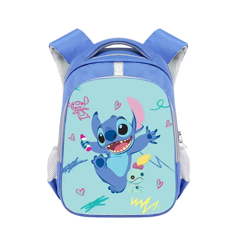 New Stitch Pattern Backpack Children\'s Schoolbag Boys Girls Large Capacity Casual Bag Shoulder Bag for School Kids Gifts