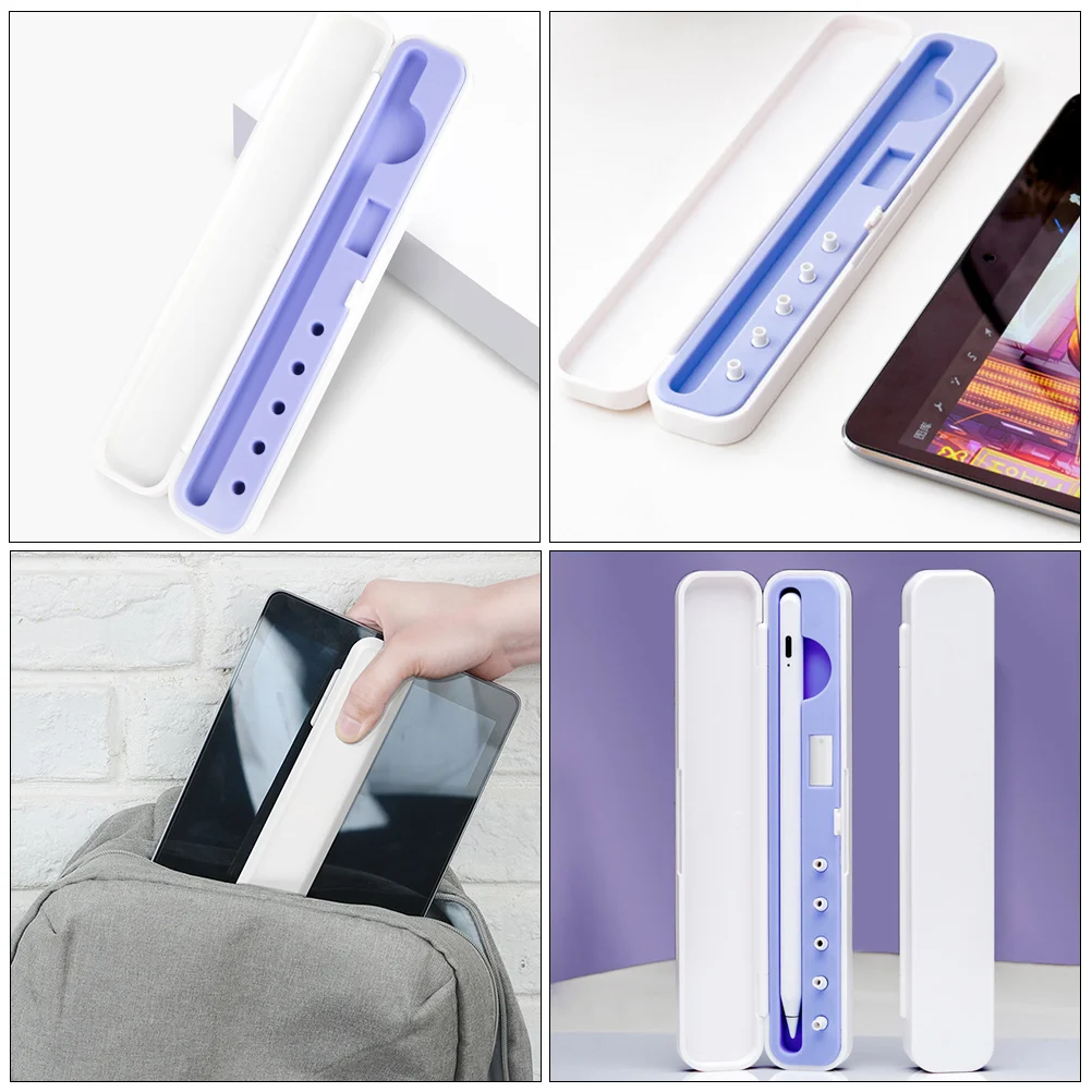 

1 pc Holder Box Storage Container Silicone Case Pencil Holder Scratch Resistant Pencil Cases Stylus Pen Box