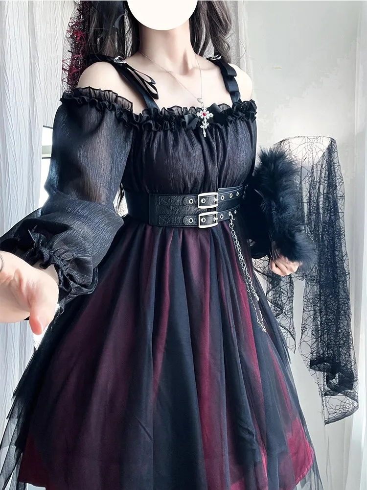 

Gothic dark daily rule niche design dress