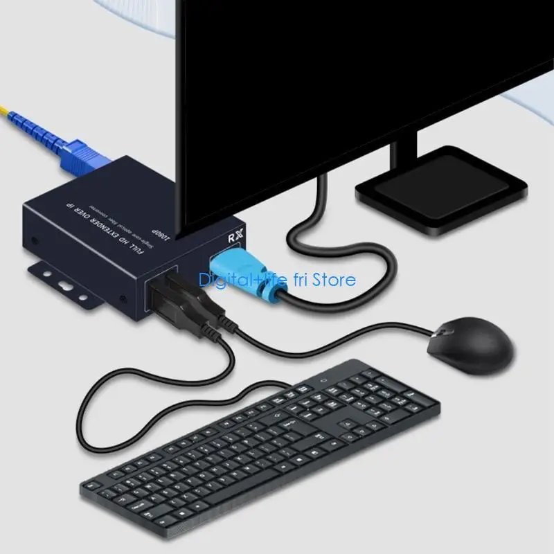 

E06D 20Km USB KVM Networking Extender Over Ethernet 1080P Extender for Mouse Keyboards