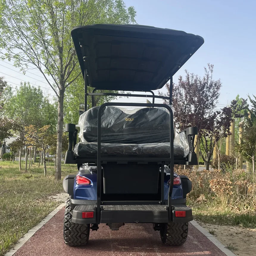 Electric Golf Cart Manufacturer Customizable Bluetooth Speakers Off Road Golf Cart Electric Wholesale With Folding Windshield