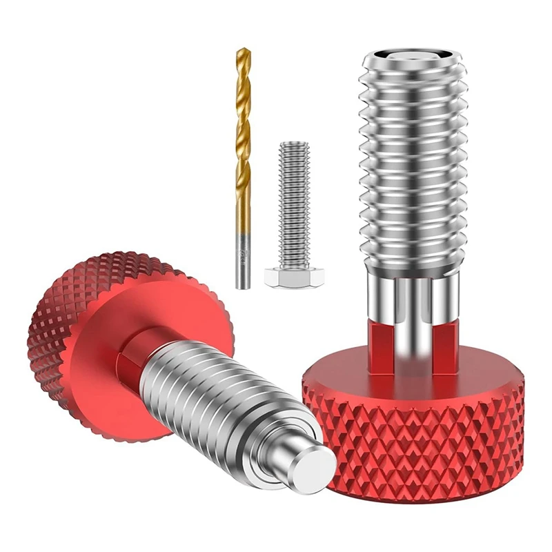 

4PCS Handle Quick Release Pins Kit, Knurled Handle Stainless Steel Lock M6 Quick Release Pins For Rolling Toolbox Durable