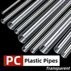 Manufacturer PC Tube/PVC Clear Hard Tube Plastic Tube Fish Tank Water Tube Aquarium Hollow Round Tube Water Pipe Fish Tank Tube