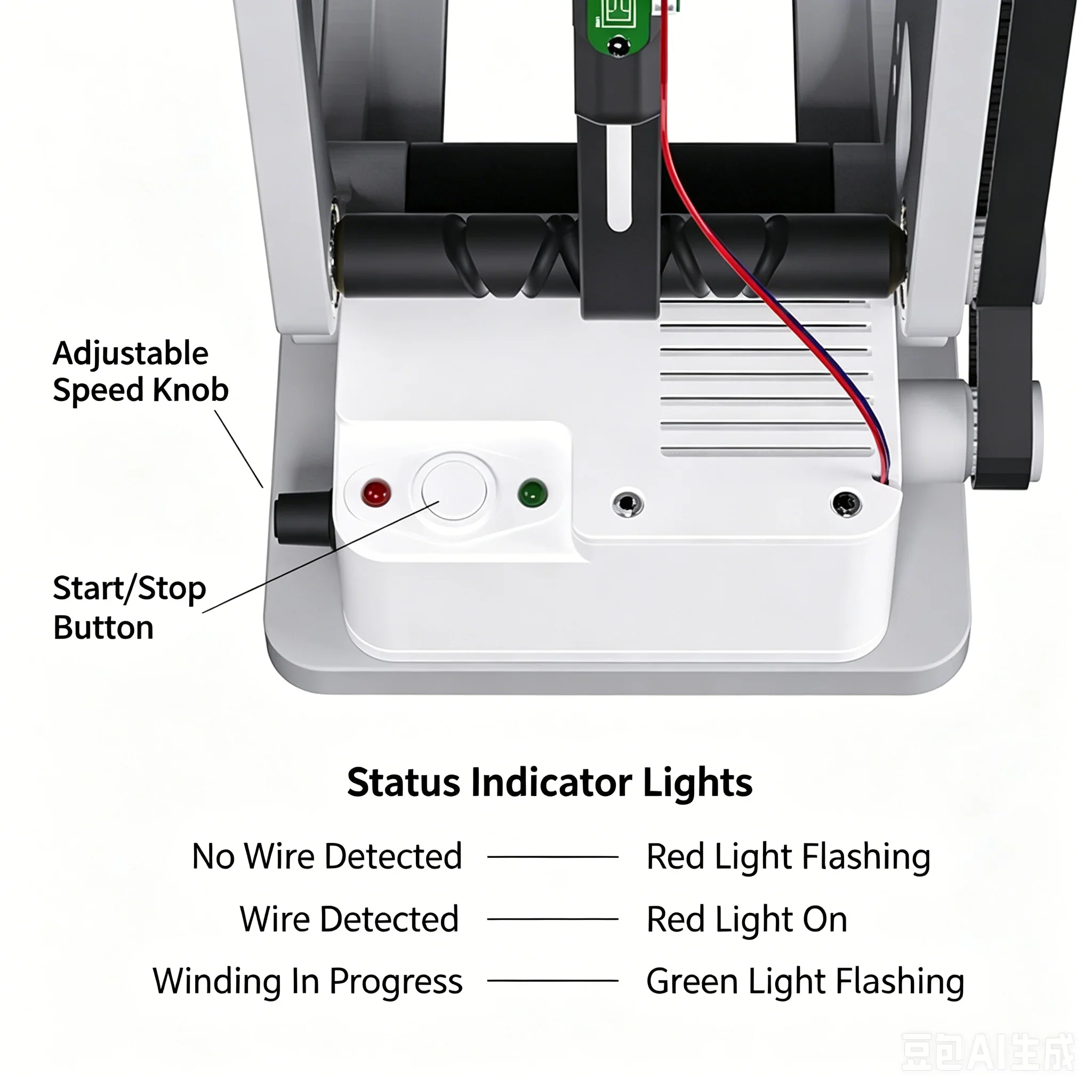 Applicable to Smart Auto Stop Electric Winder Special For 3D Printing Filament Roll Intelligent Spool Winding Machine