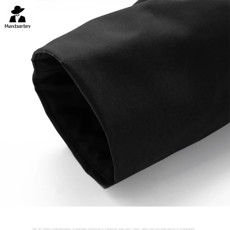 Winter Luxury Jacket Men's Casual Brand Thick Detachable Fur Collar Warm Parka High Quality Cold-proof Mid-length Padded Coat