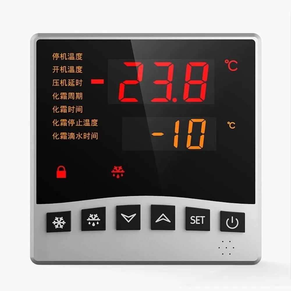 Jingchuang LTC-100 microcomputer temperature controller, refrigeration and defrosting fan, large panel LED split type
