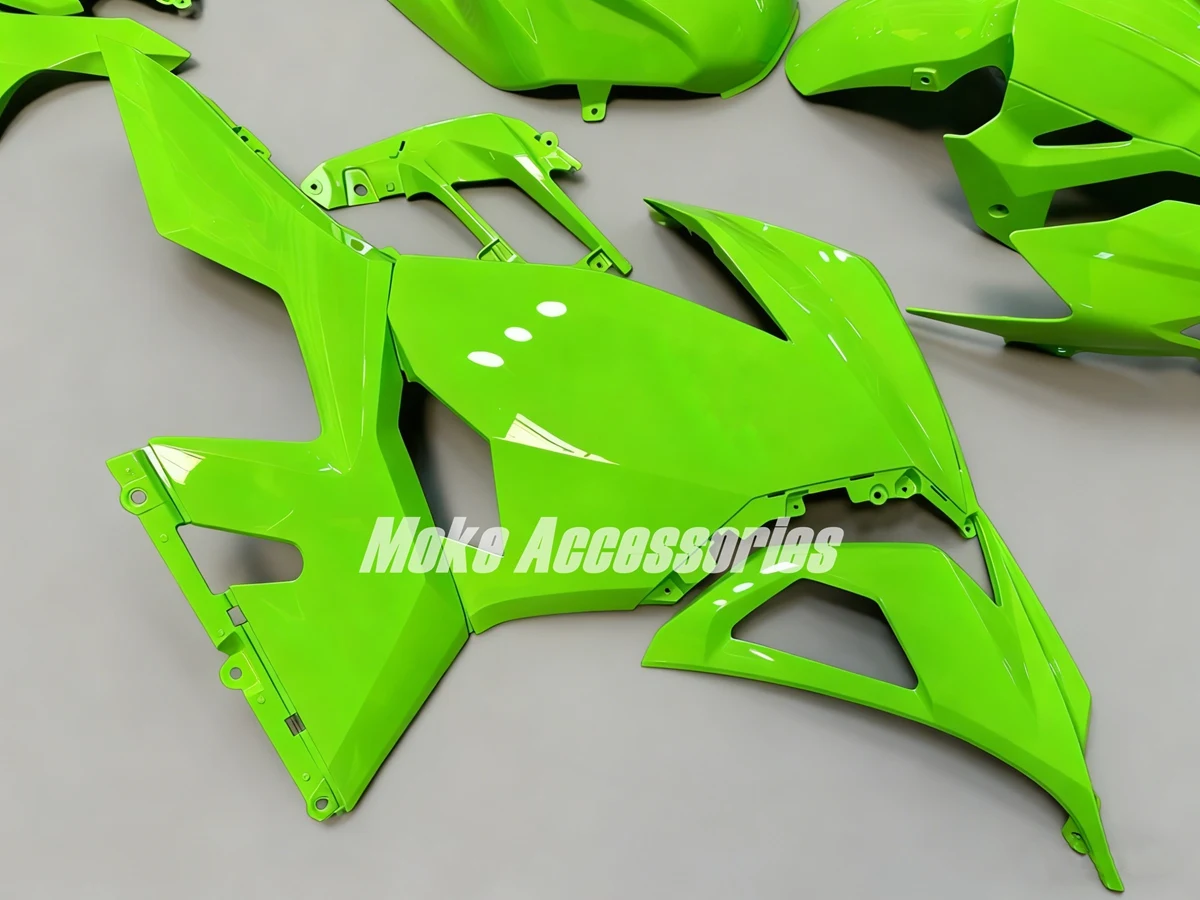 Fairings Kit Fit For Ninja 400 2018 2019 2020 2021 2022 2023 Bodywork Set High Quality ABS Injection Green 3