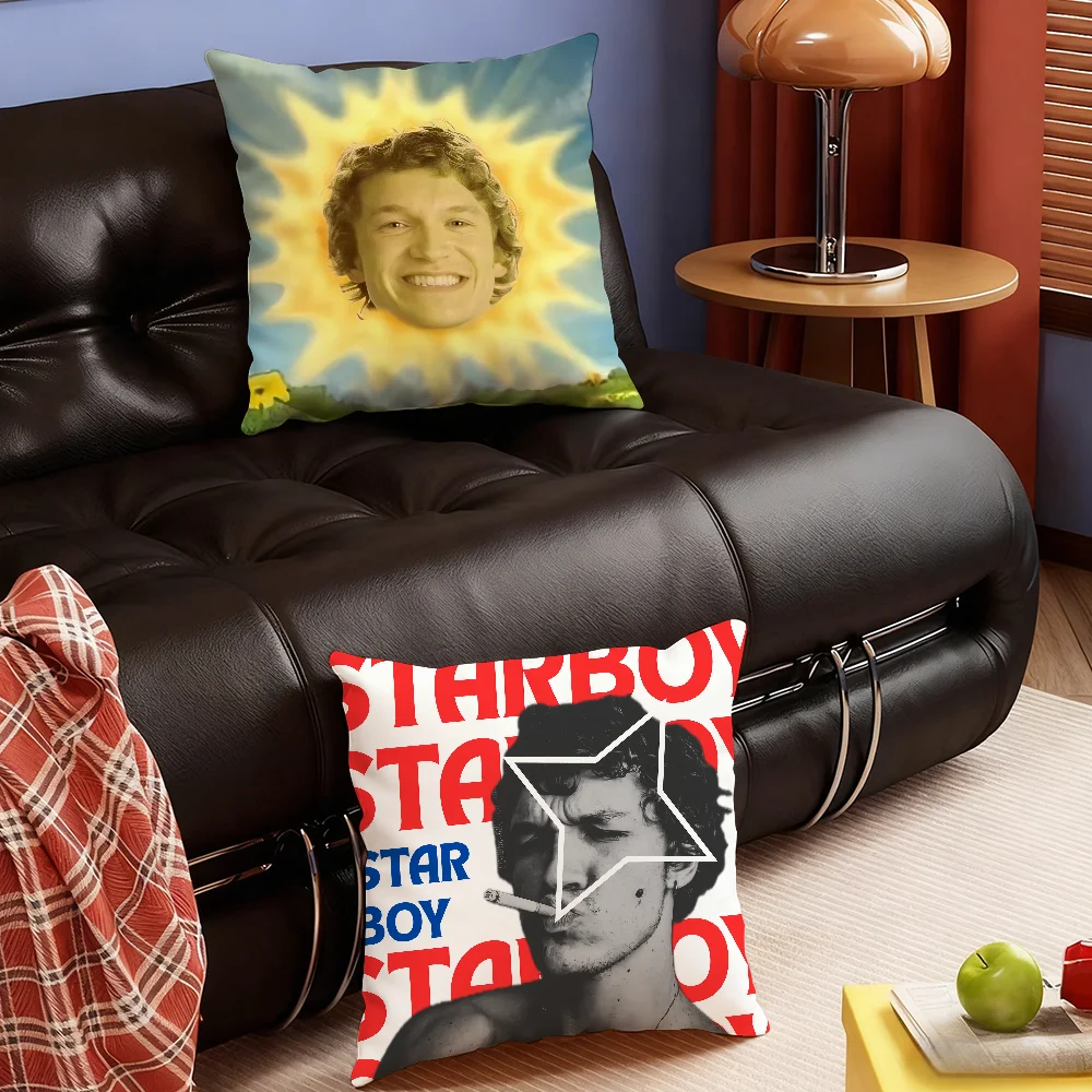 American Actor C-Connor Storrie Pillow Case Sofa Living Room Bedroom Headboard Backrest Square Cushion Nap Time