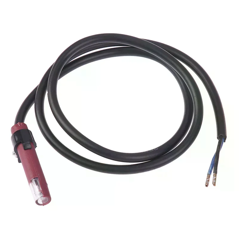 QRB1 Flame Detector Photosensitive Electric Eye Burner Detection Photoresistor Red QRB1 Photocell For Burner Waste Oil