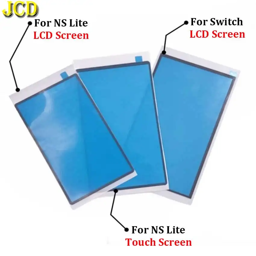 JCD For Switch NS Lite Game Host LCD Touch Screen Dustproof Sponge Pad Double Sided Adhesive Pad Rubber Frame Parts