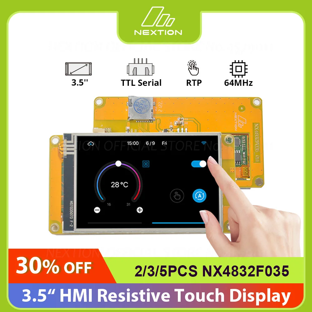 2/3/5PCS NEXTION NX4832F035 HMI Resistive Touch Display Discovery Series Module Free Simulator Debug Support Assignment Operator