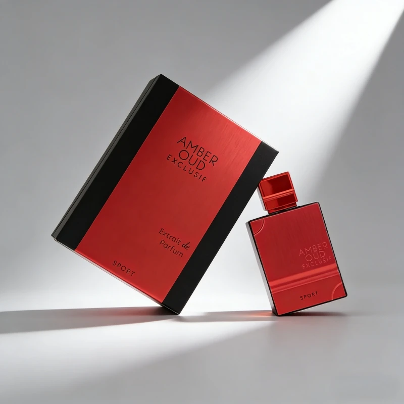 بخاخ عطر Amber Oud Exclusif Sport Extrait de Parfum للجنسين، 2.0 أونصة