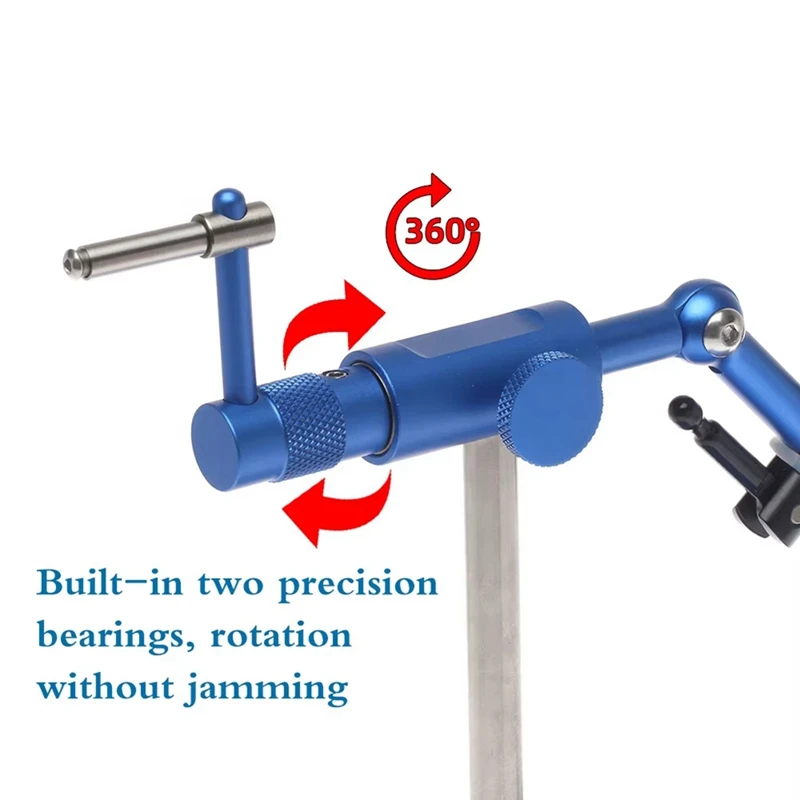 

Fly Tying Vise Rotary Artificial Fly Making Bait Tools Purple HOT SALE
