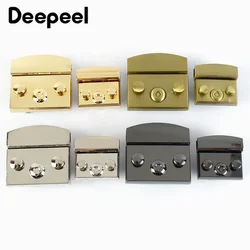 2/3/4/5Pcs Deepeel 50mm/35mm Handbag Lock Replaceable Snaps Clasp Locks Bag Purse Closure Buckles DIY Leather Crafts Accessories