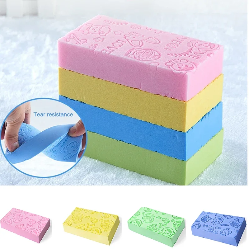 4-Pack Exfoliating Bath Sponges | Spa Hair Removal and Exfoliating Body Bath Sponge for Removing Dead Skin, Suitable for Children and Pregnant Women.